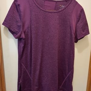 Woman Tek Gear wicking shirt hiking